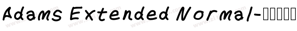 Adams Extended Normal字体转换